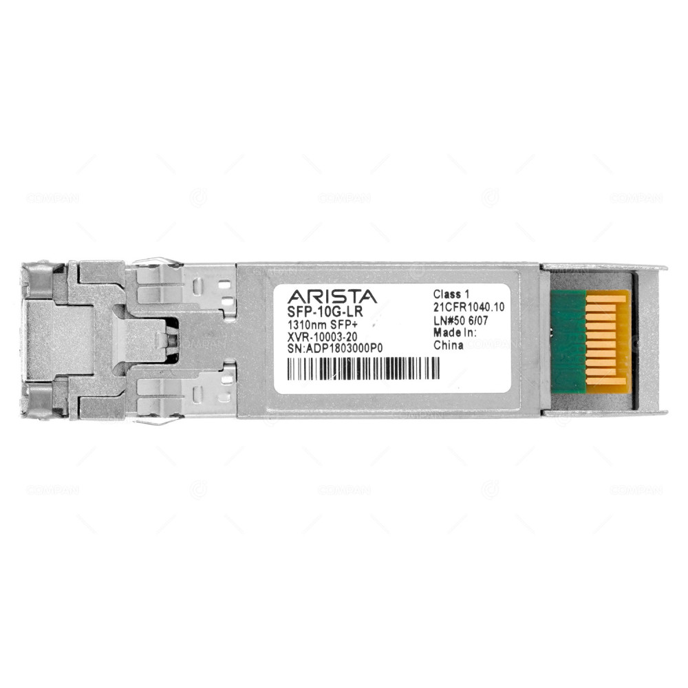 XVR-10003-20 ARISTA OPTICAL TRANSCEIVER MODULE 10G SFP+ LC MM 10KM 1310NM SFP-10G-LR